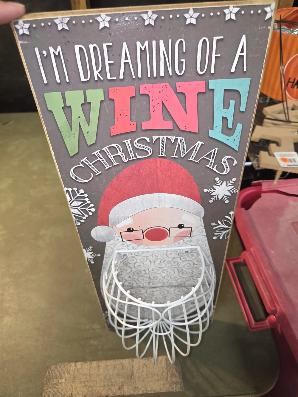 Holiday Wine Cork Holder